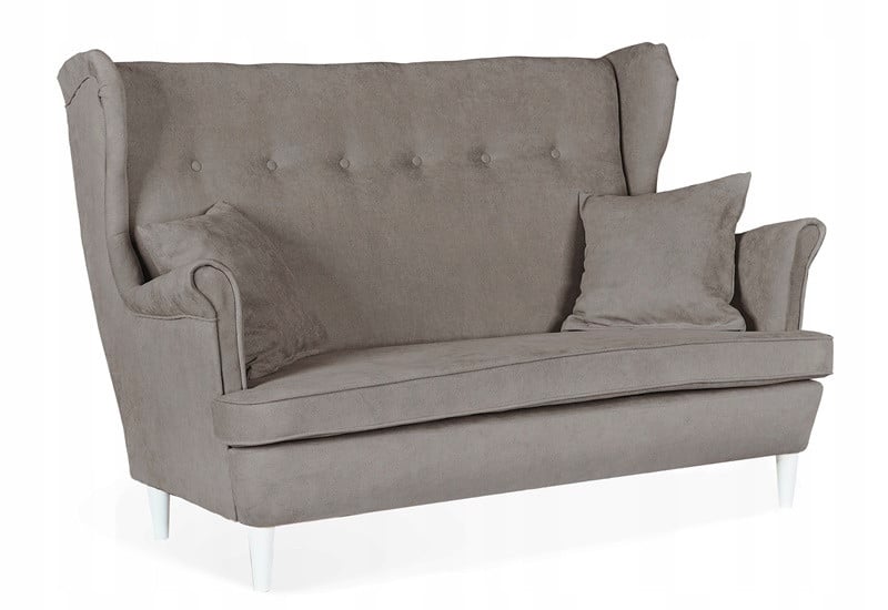 Sofa kanapa uszak Ari nie rozkłada Family Meble szaro beżowy 161062