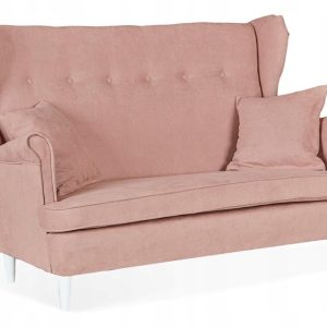 Sofa kanapa uszak Ari nie rozkładan Family Meble pudrowy róż 161057 Sofa kanapa uszak Ari nie rozkładan Family Meble pudrowy róż 161057