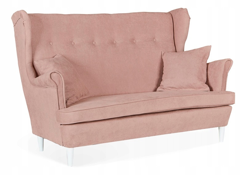 Sofa kanapa uszak Ari nie rozkładan Family Meble pudrowy róż 161057