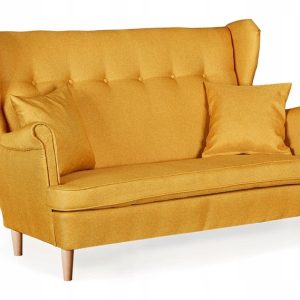 Sofa kanapa uszak Ari nie rozkładana Family Mebl żółta melon 161059 Sofa kanapa uszak Ari nie rozkładana Family Mebl żółta melon 161059