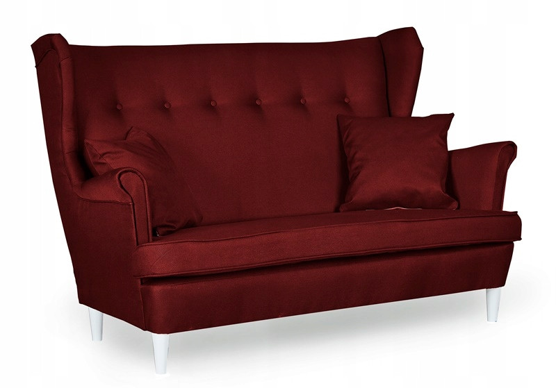 Sofa kanapa uszak Ari nie rozkładana Family Meble bordowa 161056