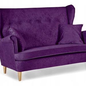 Sofa kanapa uszak Ari nie rozkładana Family Meble fioletowa 218458 Sofa kanapa uszak Ari nie rozkładana Family Meble fioletowa 218458
