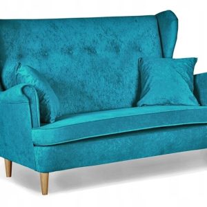 Sofa kanapa uszak Ari nie rozkładana Family Meble niebieska 218456 Sofa kanapa uszak Ari nie rozkładana Family Meble niebieska 218456