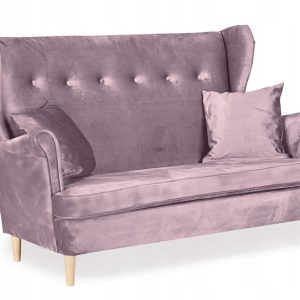 Sofa kanapa uszak Ari skandynawska Family Meble liliowy róż 161051 Sofa kanapa uszak Ari skandynawska Family Meble liliowy róż 161051