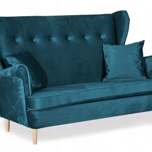 Sofa kanapa uszak Ari skandynawska Family Meble niebieski 161047 Sofa kanapa uszak Ari skandynawska Family Meble niebieski 161047