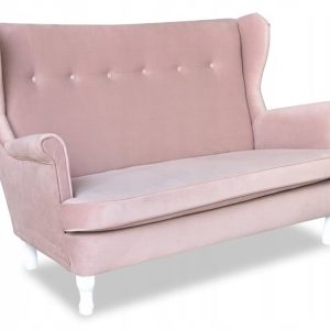 Sofa kanapa uszak Ari skandynawska Family Meble pudrowy róż 161054 Sofa kanapa uszak Ari skandynawska Family Meble pudrowy róż 161054