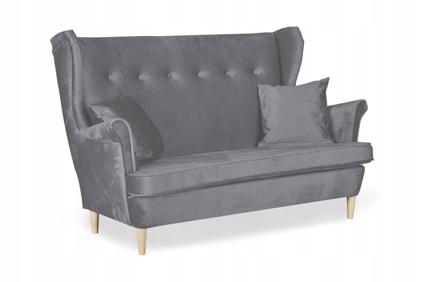 Sofa kanapa uszak Ari skandynawska Family Meble szary połysk 161044