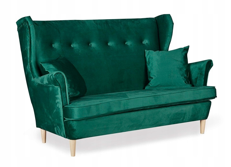 Sofa kanapa uszak Ari skandynawska Family Meble zielony PROF 161469
