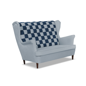 Sofa kanapa uszak CAROL DUO skandynawska Family Meble szaro – granatowa 652470 Sofa kanapa uszak CAROL DUO skandynawska Family Meble szaro – granatowa 652470