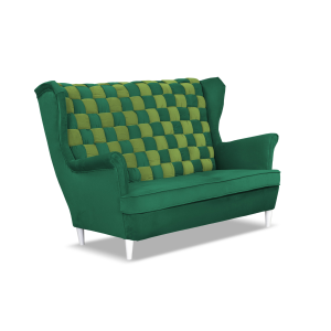 Sofa kanapa uszak CAROL DUO skandynawska Family Meble turkusowo – zielona 652482 Sofa kanapa uszak CAROL DUO skandynawska Family Meble turkusowo – zielona 652482