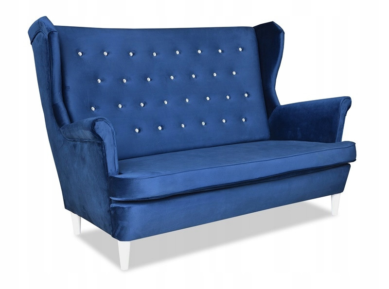 Sofa kanapa uszak Diana skandynawska Family Meble niebieski 161472