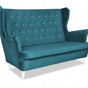 Sofa kanapa uszak Diana skandynawska Family Meble turkusowa 161338 Sofa kanapa uszak Diana skandynawska Family Meble turkusowa 161338
