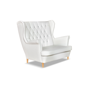 Sofa kanapa uszak Gaja ekoskóra skandynawska Family Meble biała 652489 Sofa kanapa uszak Gaja ekoskóra skandynawska Family Meble biała 652489