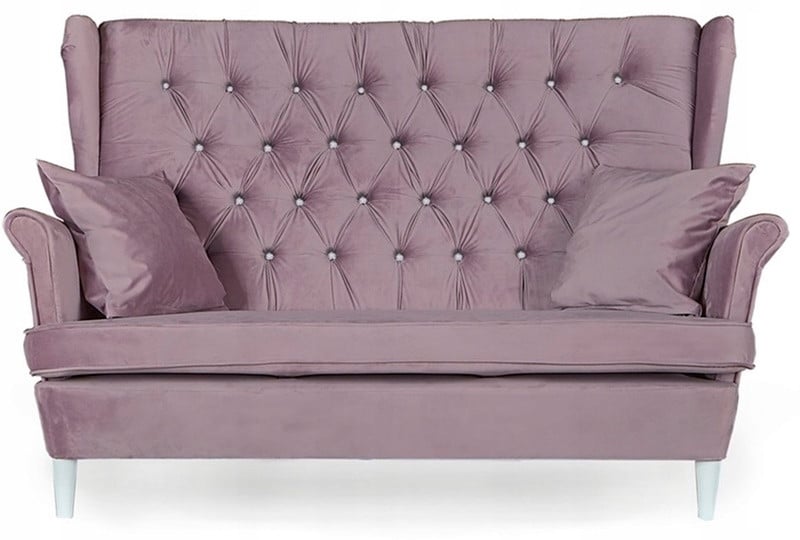 Sofa kanapa uszak Gaja skandynawska Family liliowy wrzosowy 161348