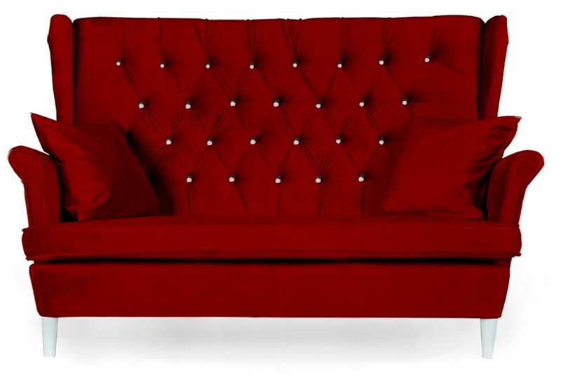 Sofa kanapa uszak Gaja skandynawska Family Meble czerwona 161347