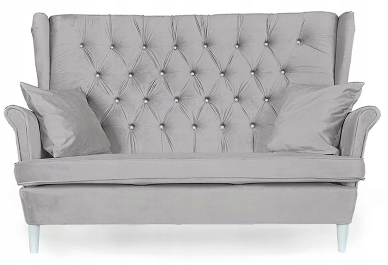 Sofa kanapa uszak Gaja skandynawska Family Meble jasno szary 218503