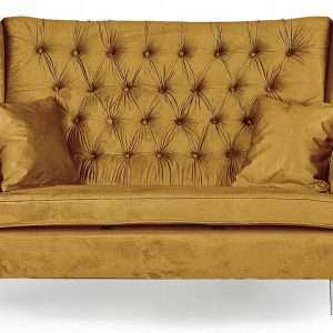 Sofa kanapa uszak Gaja skandynawska Family Meble musztardowy 161350