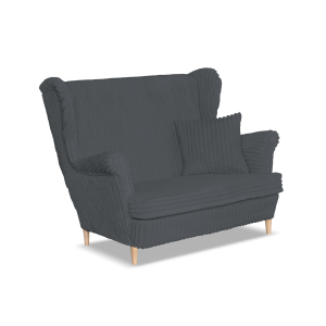 Sofa kanapa uszak Rene Estella skandynawska Family Meble c. szara sztruks 638420