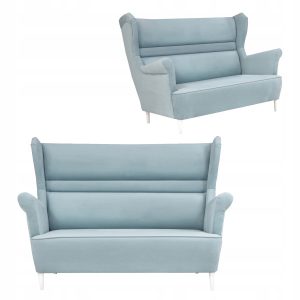 Sofa kanapa uszak Zoja skandynawska Family Meble niebieska 183787 Sofa kanapa uszak Zoja skandynawska Family Meble niebieska 183787