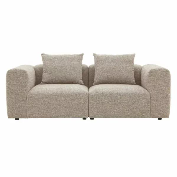 Sofa Kanapa VECTOR 2 osobowa Beżowa Salon Nowoczesna Wygodna 1078531