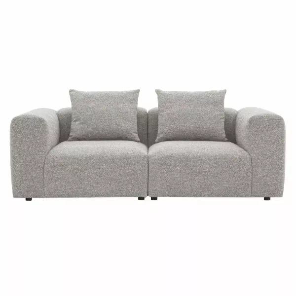 Sofa Kanapa VECTOR 2 osobowa Szara Salon Nowoczesna Wygodna 1078526