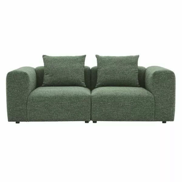 Sofa Kanapa VECTOR 2 osobowa Zielona Butelkowa Salon Nowoczesna Wygodna 1078533