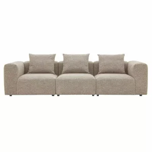 Sofa Kanapa VECTOR 3 osobowa Beżowa Salon Nowoczesna Wygodna 1078528