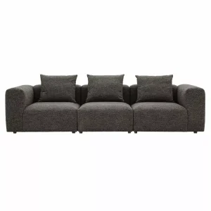 Sofa Kanapa VECTOR 3 osobowa Ciemno Szara Salon Nowoczesna Wygodna 1078529
