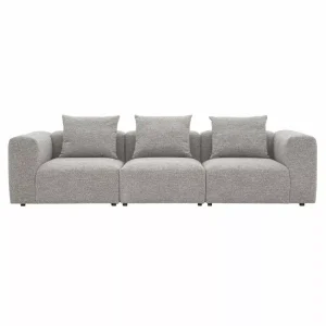Sofa Kanapa VECTOR 3 osobowa Szara Salon Nowoczesna Wygodna 1078525