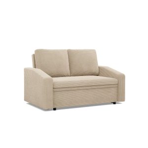 SOFA KANAPA WERSALKA rozkładana z funkcją spania beżowa 309001