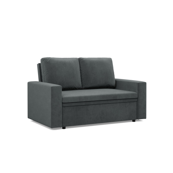 SOFA KANAPA WERSALKA rozkładana z funkcją spania szara 309020