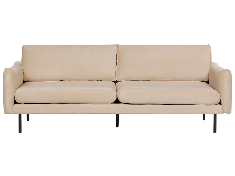 Sofa kanapa wersalka welur beżowa 190553