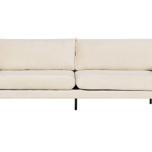 Sofa kanapa wersalka welur jasnobeżowa 190543 Sofa kanapa wersalka welur jasnobeżowa 190543