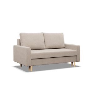 Sofa kanapa z funkcją spania BEŻOWA 285656 Sofa kanapa z funkcją spania BEŻOWA 285656