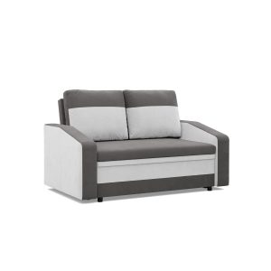 SOFA KANAPA z funkcją spania młodzieżowa szara biała 309039