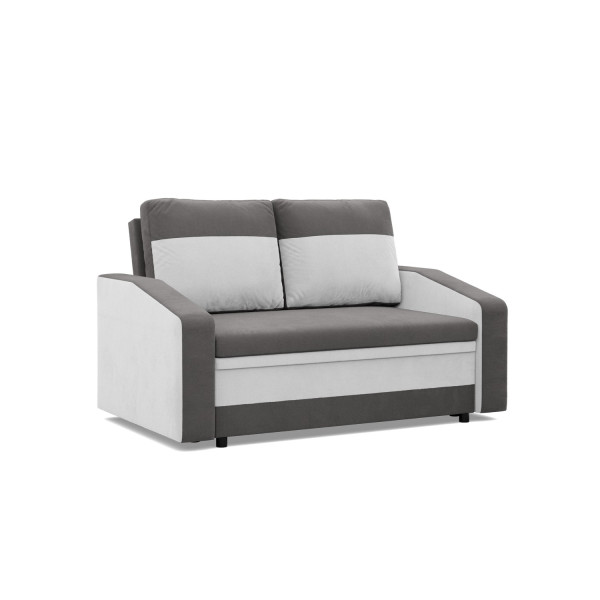 SOFA KANAPA z funkcją spania młodzieżowa szara biała 309039