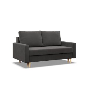 Sofa kanapa z funkcją spania SZARA bonell 285642