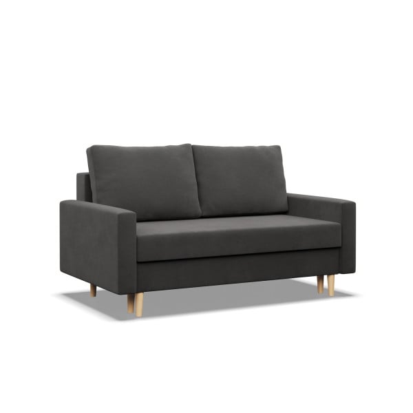 Sofa kanapa z funkcją spania SZARA 285663