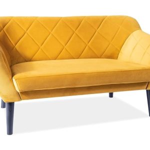 Sofa KARO 2 VELVET curry dwuosobowa 854061