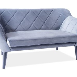 Sofa KARO 2 VELVET szara dwuosobowa 854076