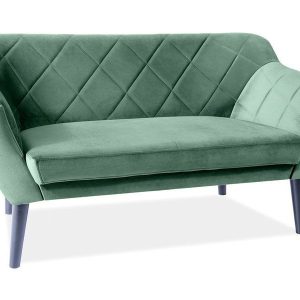 Sofa KARO 2 VELVET zielona dwuosobowa 854064