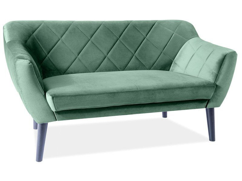 Sofa KARO 2 VELVET zielona dwuosobowa 854064