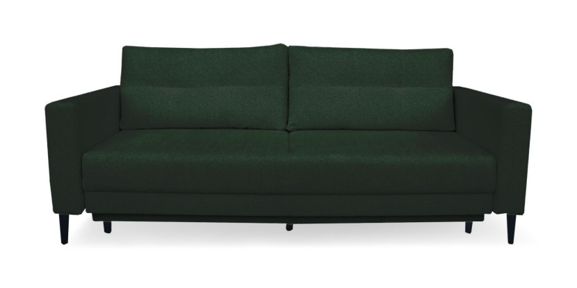 Sofa lara z funkcją spania ciemnozielona tkanina element 12 716351
