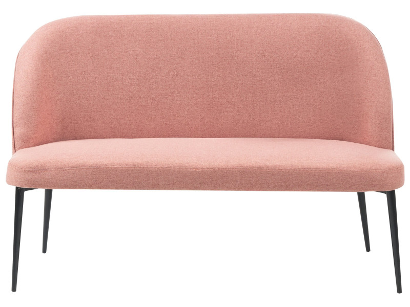 Sofa ławka kuchenna 2-osobowa tapicerowana różówa 452062