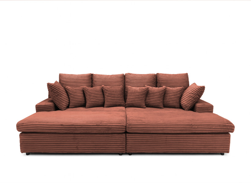 Sofa Lazy tkanina Tilia 52 cegła 827345