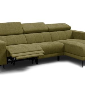 Sofa narożna 4 osobowa prawa MORELLO, oliwkowa, 1 x Relax Zero Gravity 801539 Sofa narożna 4 osobowa prawa MORELLO, oliwkowa, 1 x Relax Zero Gravity 801539