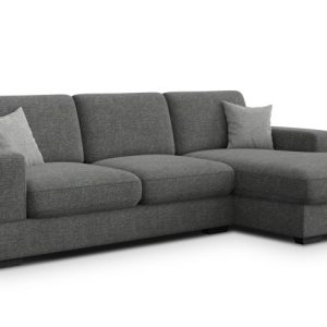 Sofa narożna 4 osobowa prawa OTTO, antracytowa 805733 Sofa narożna 4 osobowa prawa OTTO, antracytowa 805733