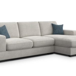 Sofa narożna 4 osobowa prawa OTTO, kremowa 805771 Sofa narożna 4 osobowa prawa OTTO, kremowa 805771