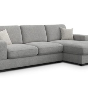 Sofa narożna 4 osobowa prawa OTTO, szara 805747 Sofa narożna 4 osobowa prawa OTTO, szara 805747