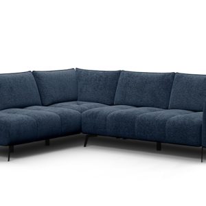 Sofa narożna 5 osobowa lewa AERA, granatowa 805713 Sofa narożna 5 osobowa lewa AERA, granatowa 805713